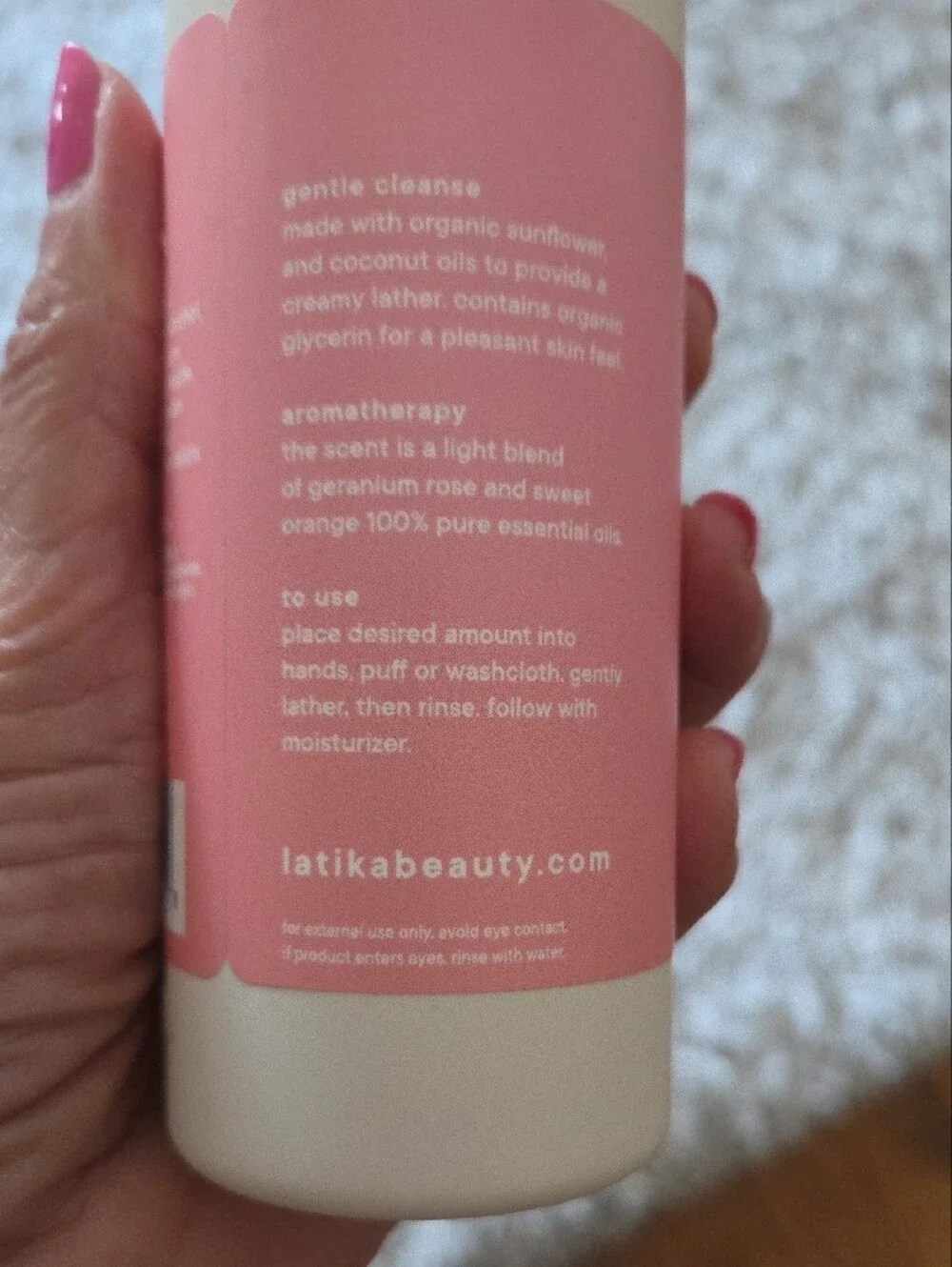Latika rose hand